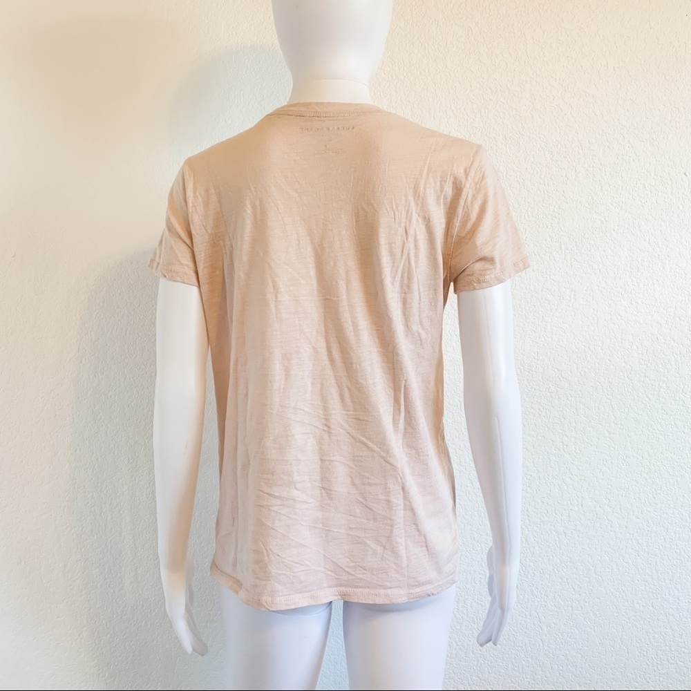 Lucky Brand Pink Care T-Shirt - Picture 3 of 5